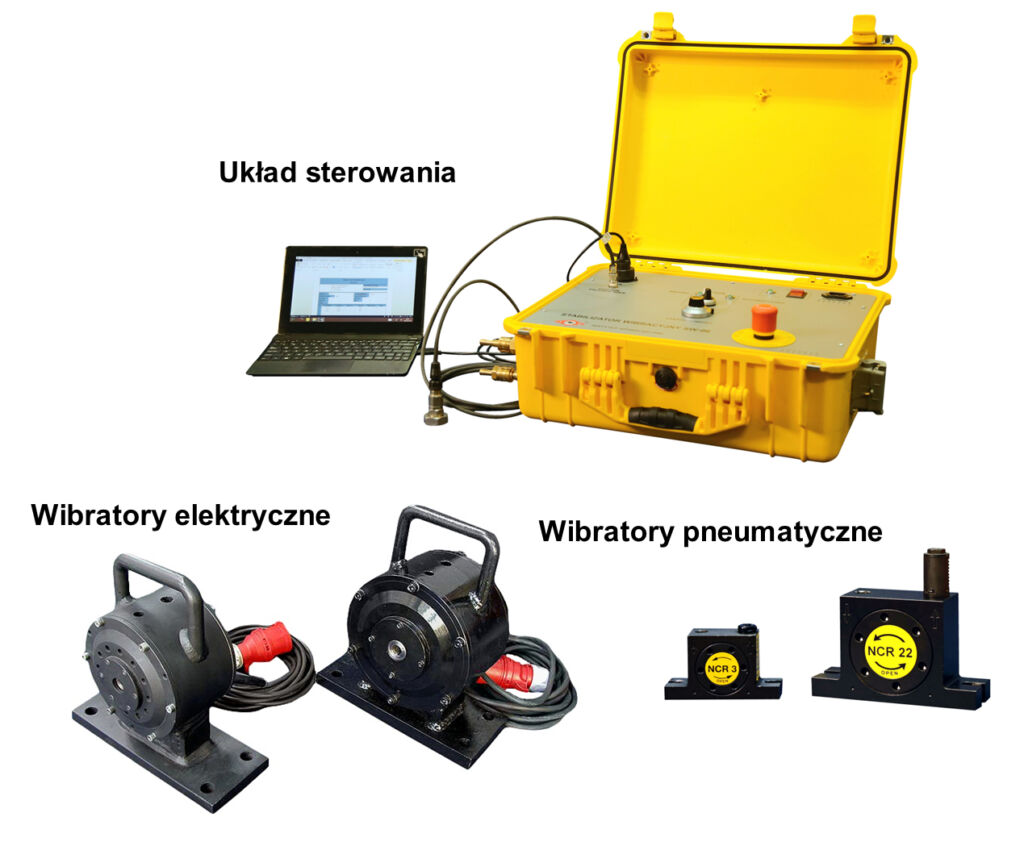 System hybrydowy do stabilizacji wibracyjnej konstrukcji metalowych