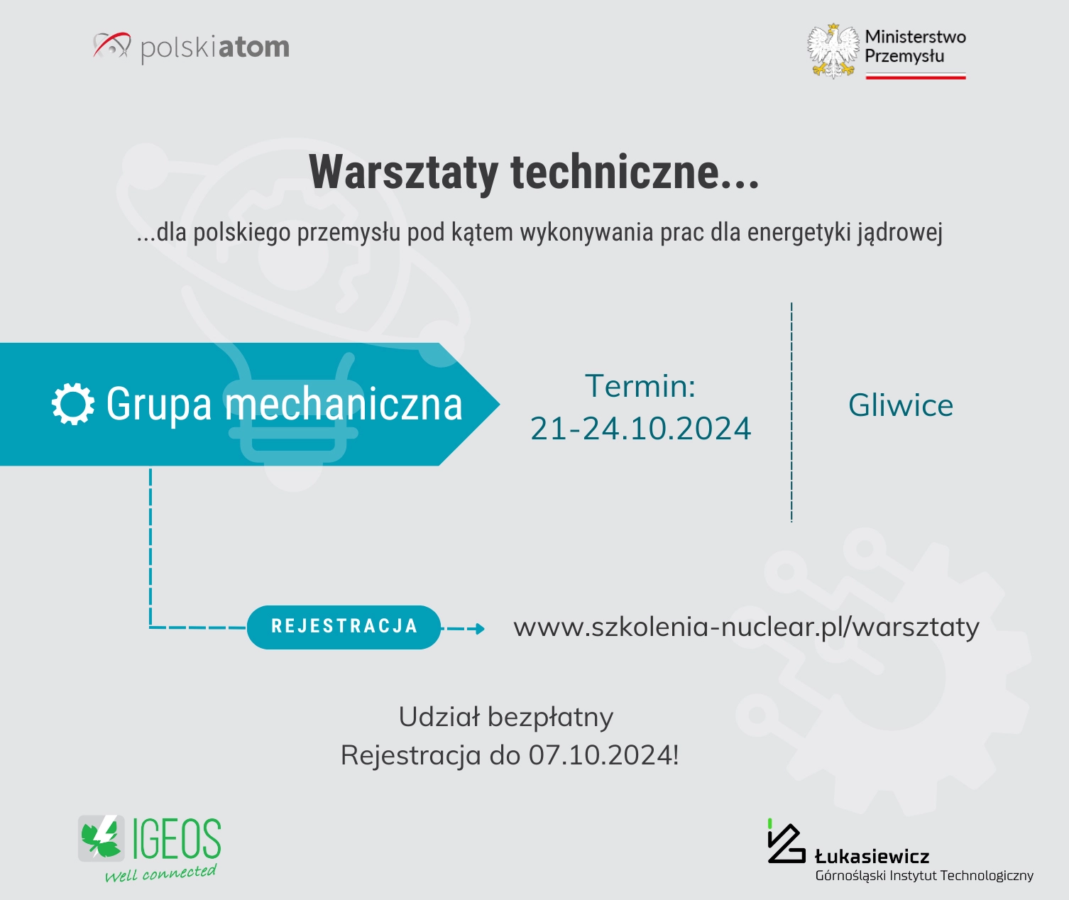 Warsztaty techniczne dla przemysłu dot. energetyki jądrowej