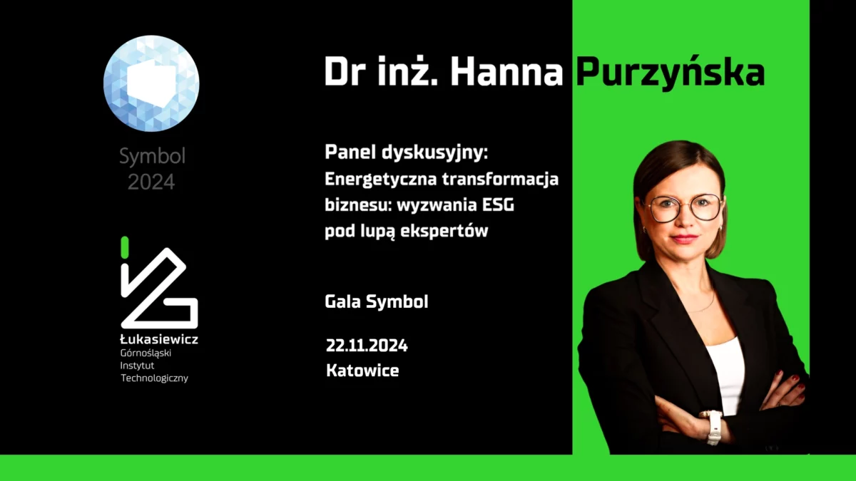 Dr inż. Hanna Purzyńska na panelu dyskusyjnym podczas Gali Symbol 2024