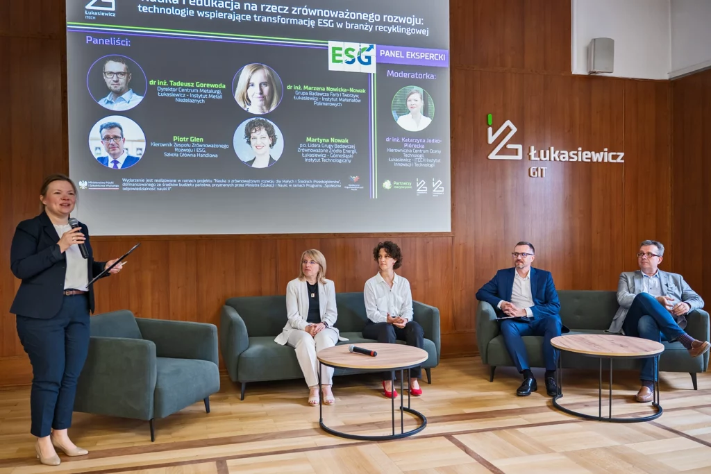 Konferencja „Zrównoważony rozwój w branży recyklingowej: przygotowanie MŚP do raportowania ESG”
