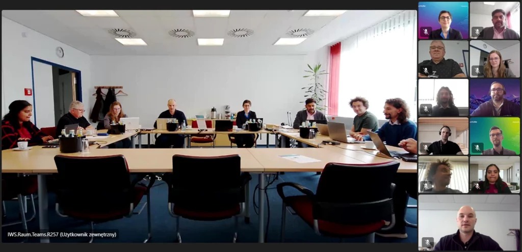 Spotkanie w instytucie Fraunhofer IWS w Dreźnie w ramach projektu TBC4H2
