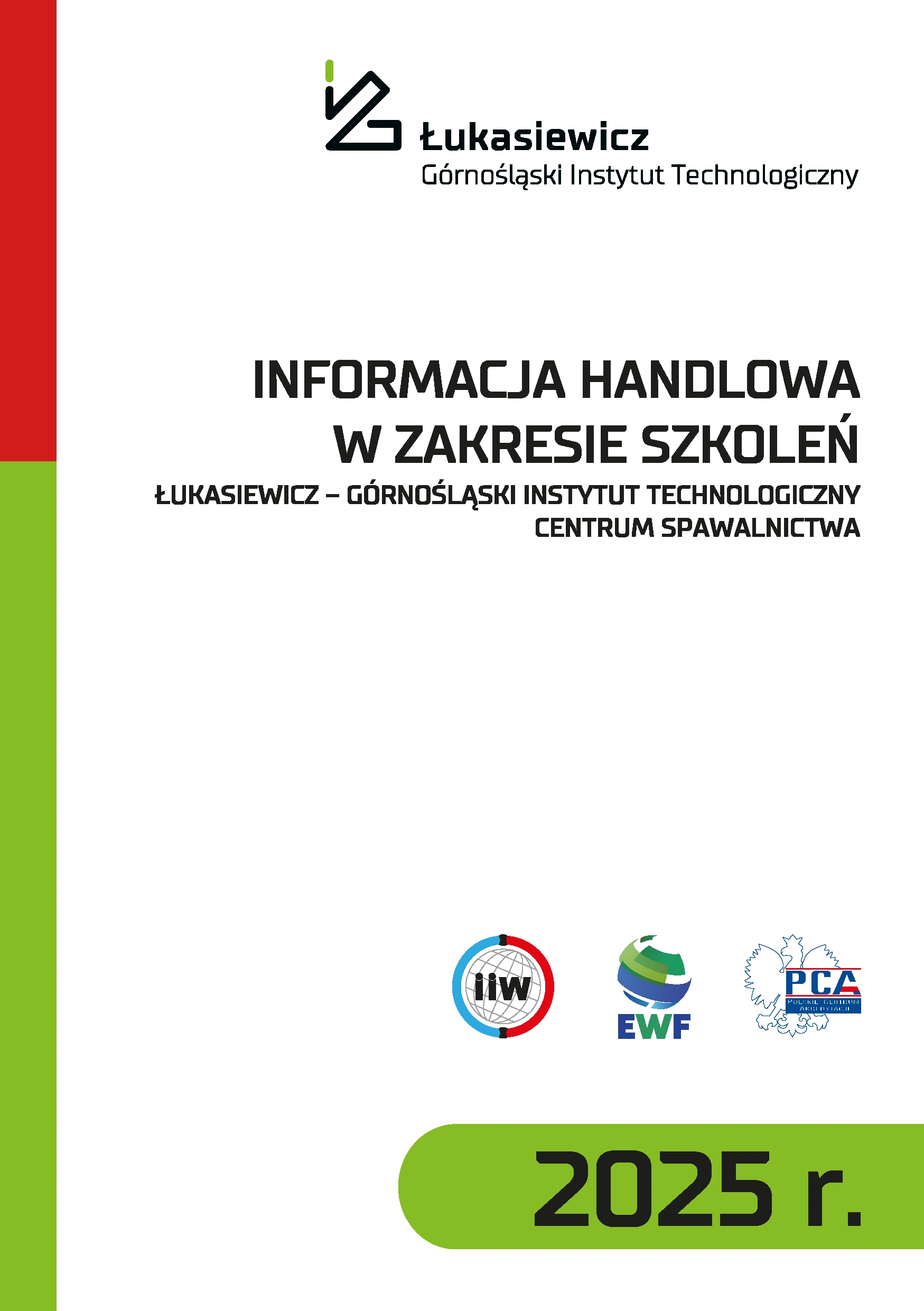 okładka informacji handlowej na 2025 r.