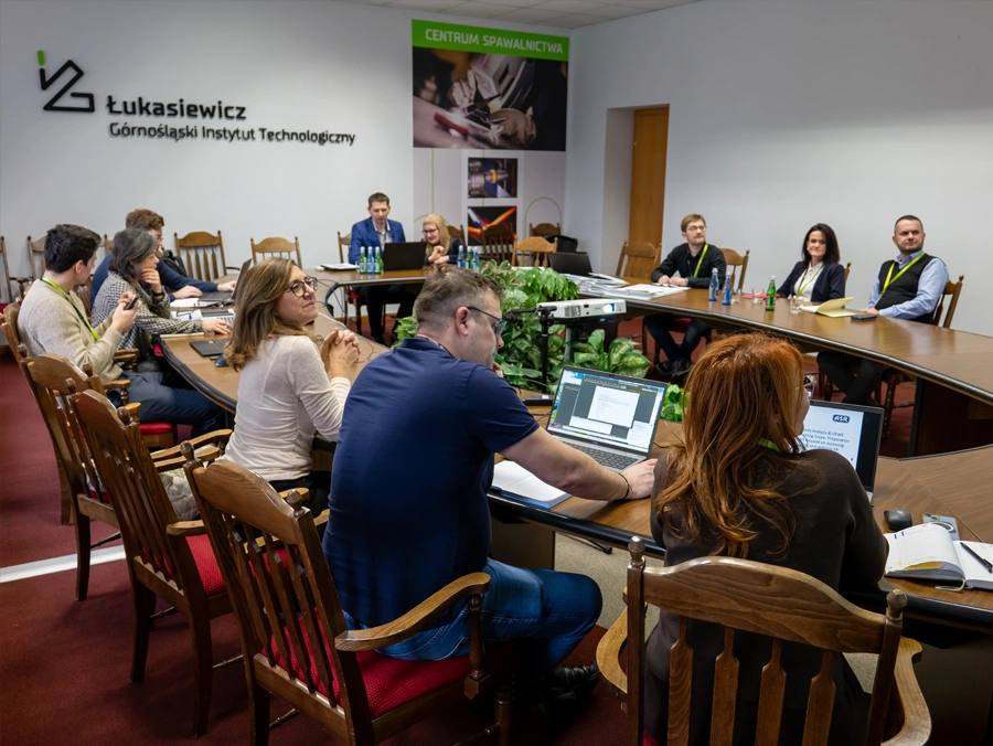 Spotkanie w ramach projektu VIOLET – w ramach programu Erasmus+ – w Łukasiewicz – GIT