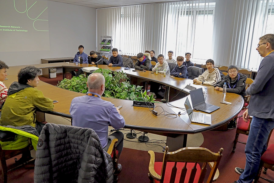 Studenci Yanshan University odwiedzili Łukasiewicz – GIT podczas Winter Camp