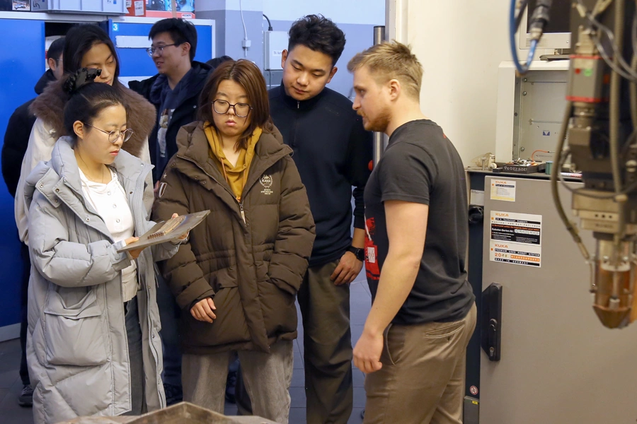 Studenci Yanshan University odwiedzili Łukasiewicz – GIT podczas Winter Camp