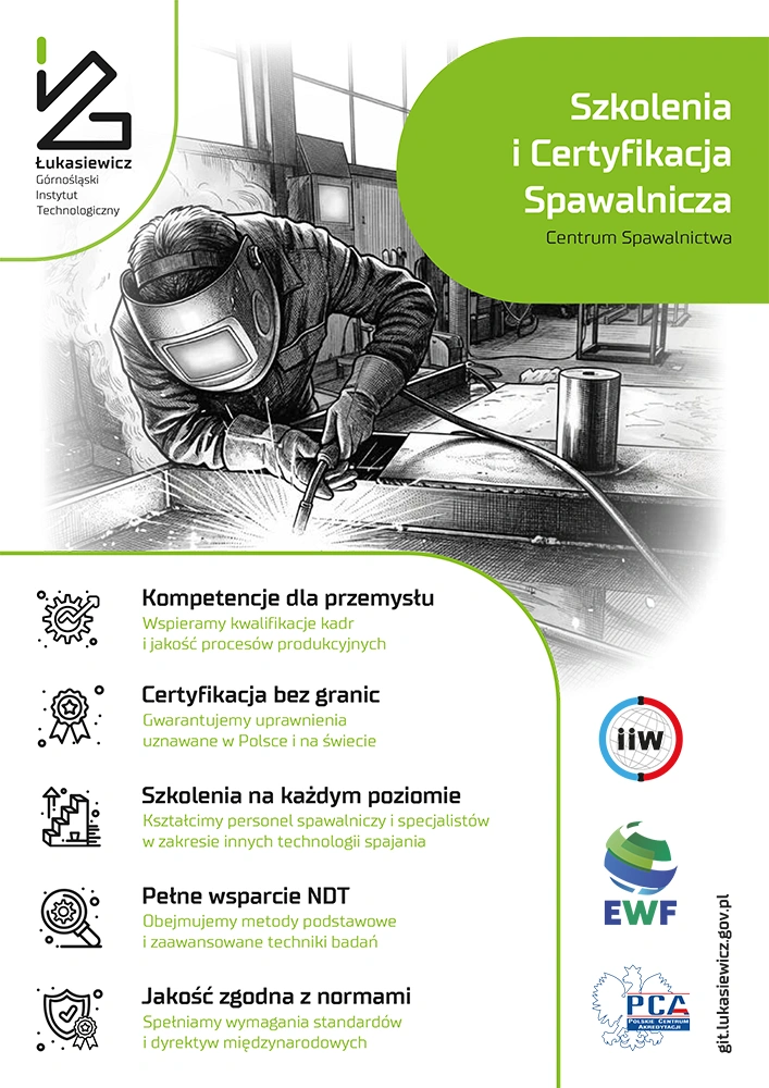 ulotka szkolenie i certyfikacja spawalnicza Centrum Spawalnictwa
