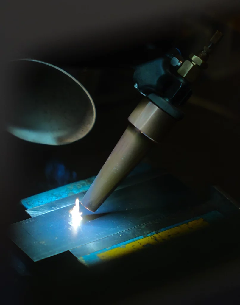 Technical college students at the Welding Centre