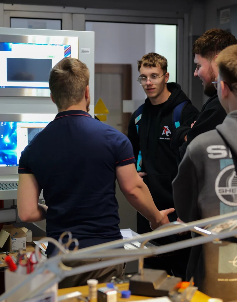 Technical college students at the Welding Centre