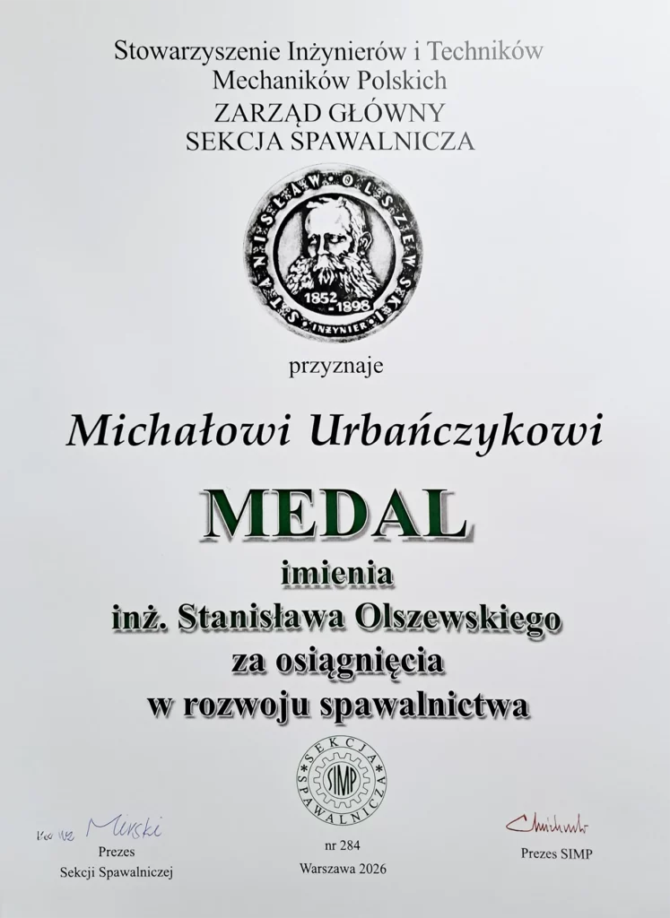 Medal im. Inż. Stanisława Olszewskiego