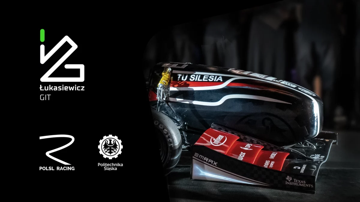 The PolSl Racing team’s SW-06e electric racing car at the official launch of the Formula Student project