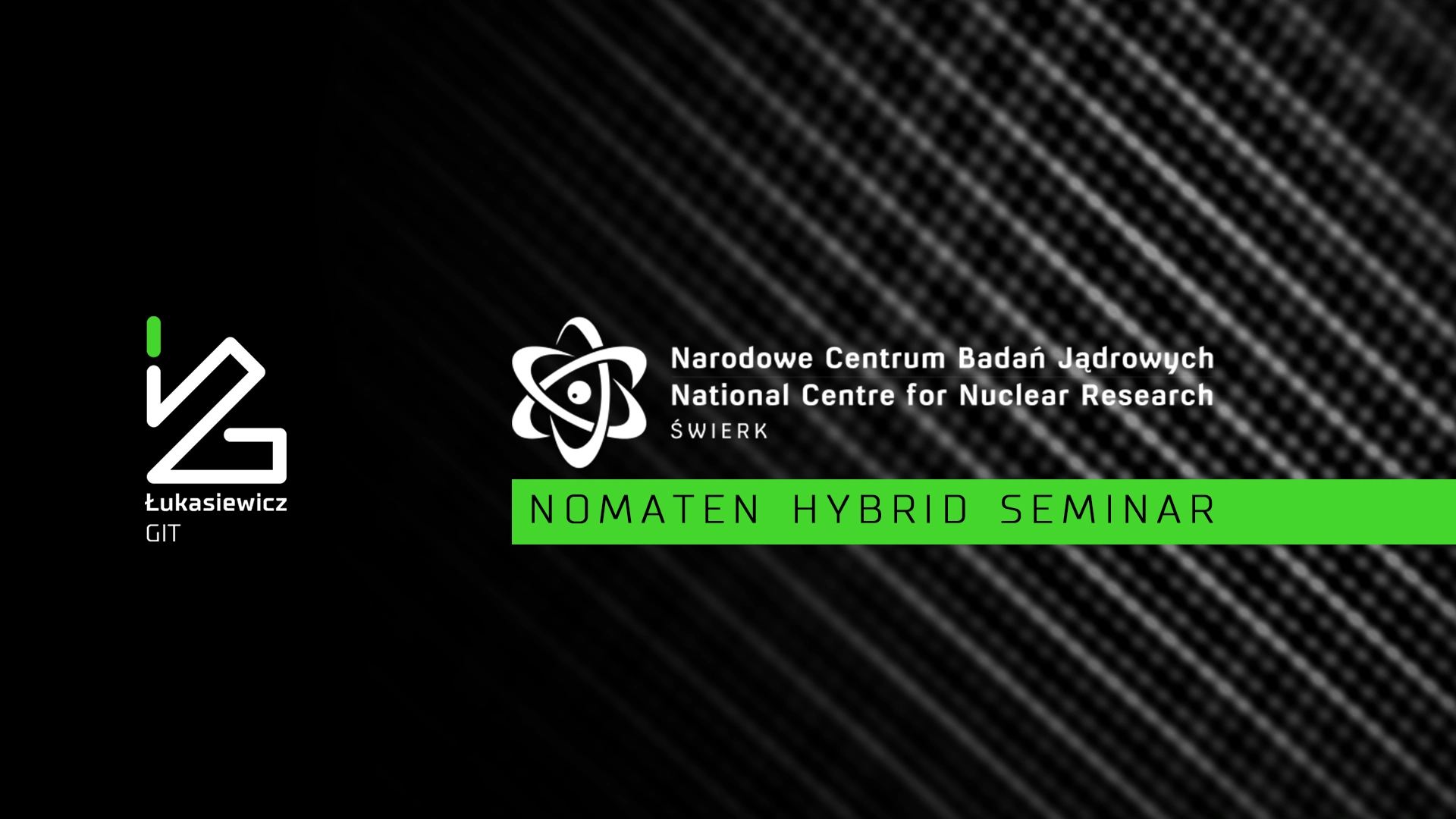 Grafika informacyjna wydarzenia NOMATEN Hybrid Seminar