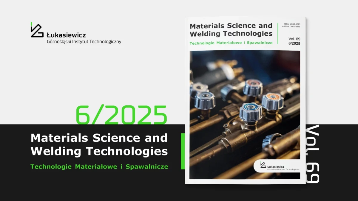 grafika promująca 6 numer czasopisma "Materials Science and Welding Technologies" z 2025 roku